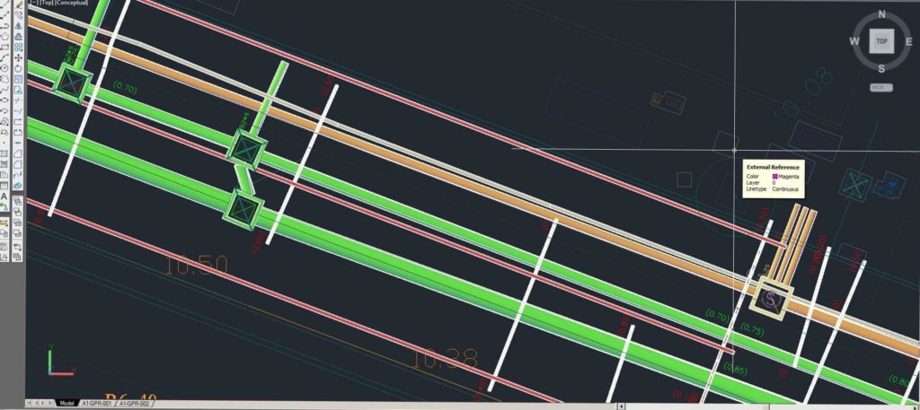 Ground Penetrating Radar - Map